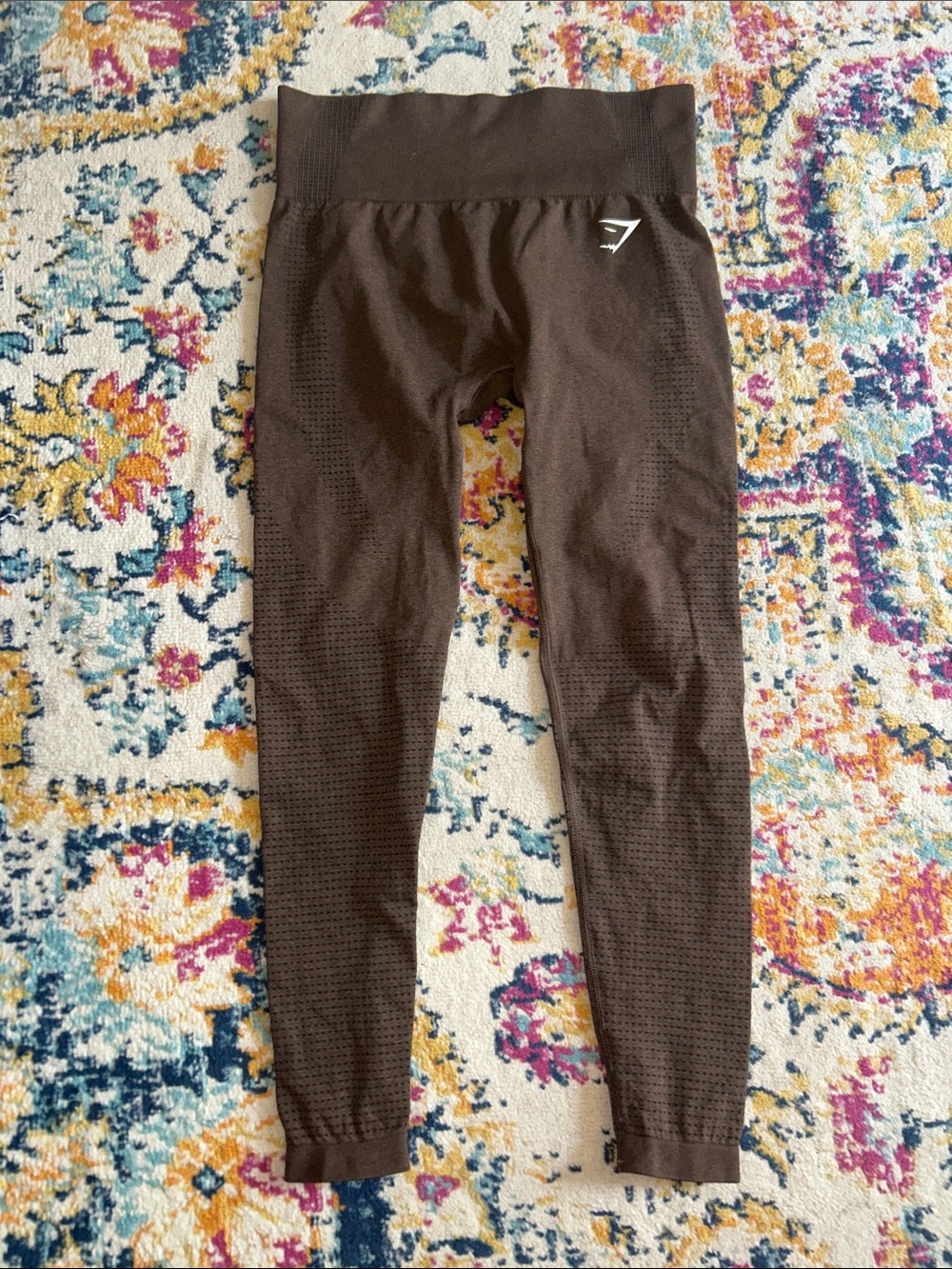 Gymshark womens s/m Dark Brown Seamless Leggings